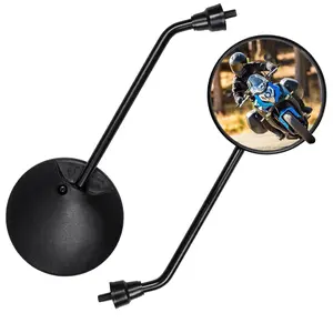 Espejos para motocicletas Black Mirror with 8mm Bolt, Motorcycle Mirror Electric , Dirt-bike, Scooter, Moped, Electric, Roller, E-Bike