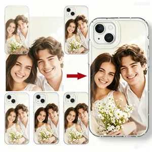 Custom Photo Phone Case, Personalized DIY Picture & Cartoon Design, Clear Transparent Soft Cover with Precise Cutouts for iPhone 17 16 15 14 13 12 Pro Max (Funny & Cute Gift)