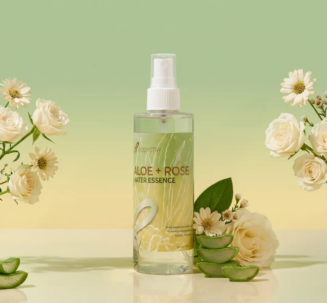 Aloe + Rose Water Essence | Hydrating, Clearing & Soothing Facial Mist