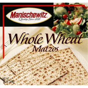 MANISCHEWITZ MATZO WHL WHEAT-10 OZ -Pack of 12, Natural, Whole Wheat Matzos