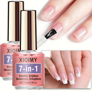 Nail Hardener Duo Pack, 12ML Liquid Formula, Enhances Shine & Strength, Natural Transparent Finish, Decorative Manicure Essential