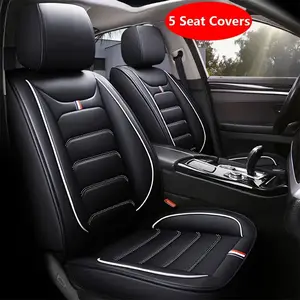 KOLZIIS 5-Seat Full Set Car Seat Covers - Car Accessories, Auto Parts Accessories for Nissan Rogue (2010), Kicks (2018-2024), Sentra (2008), Altima (2009), Murano (2011), LEAF (2011), Versa (2007) Models (All Up to 2026)