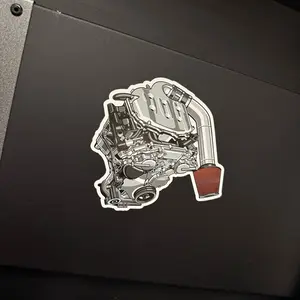 VQ35DE Slap Sticker DE 350z G35 FX35 Parody Decal for Car Window Vinyl Silhouette JDM Drift Sticker Easy Application Durable Long Lasting