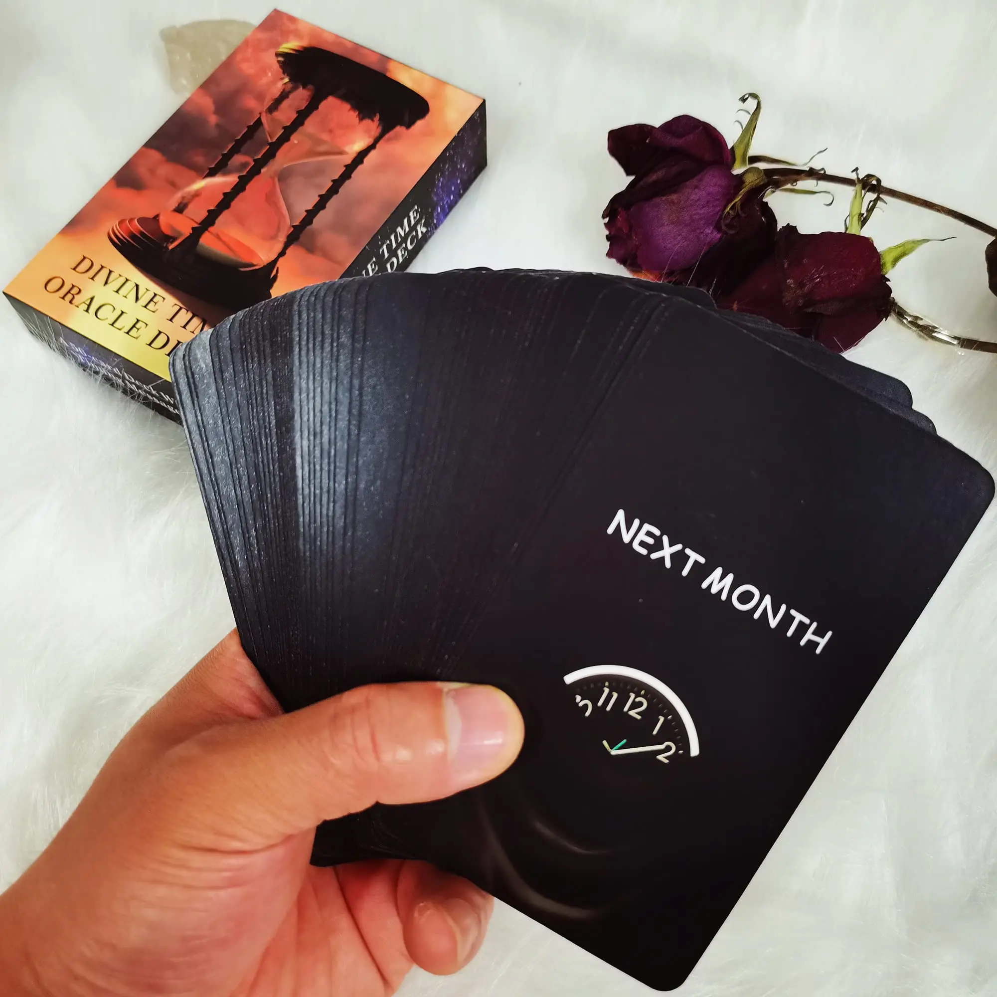 56 Cards Time Oracle Deck, Sacred Timing Tarot Cards, Beginner Oracle Cards, Answer All Your Timing Questions, Essential Tool for Guidance, Tarot Card Decks, Card Games