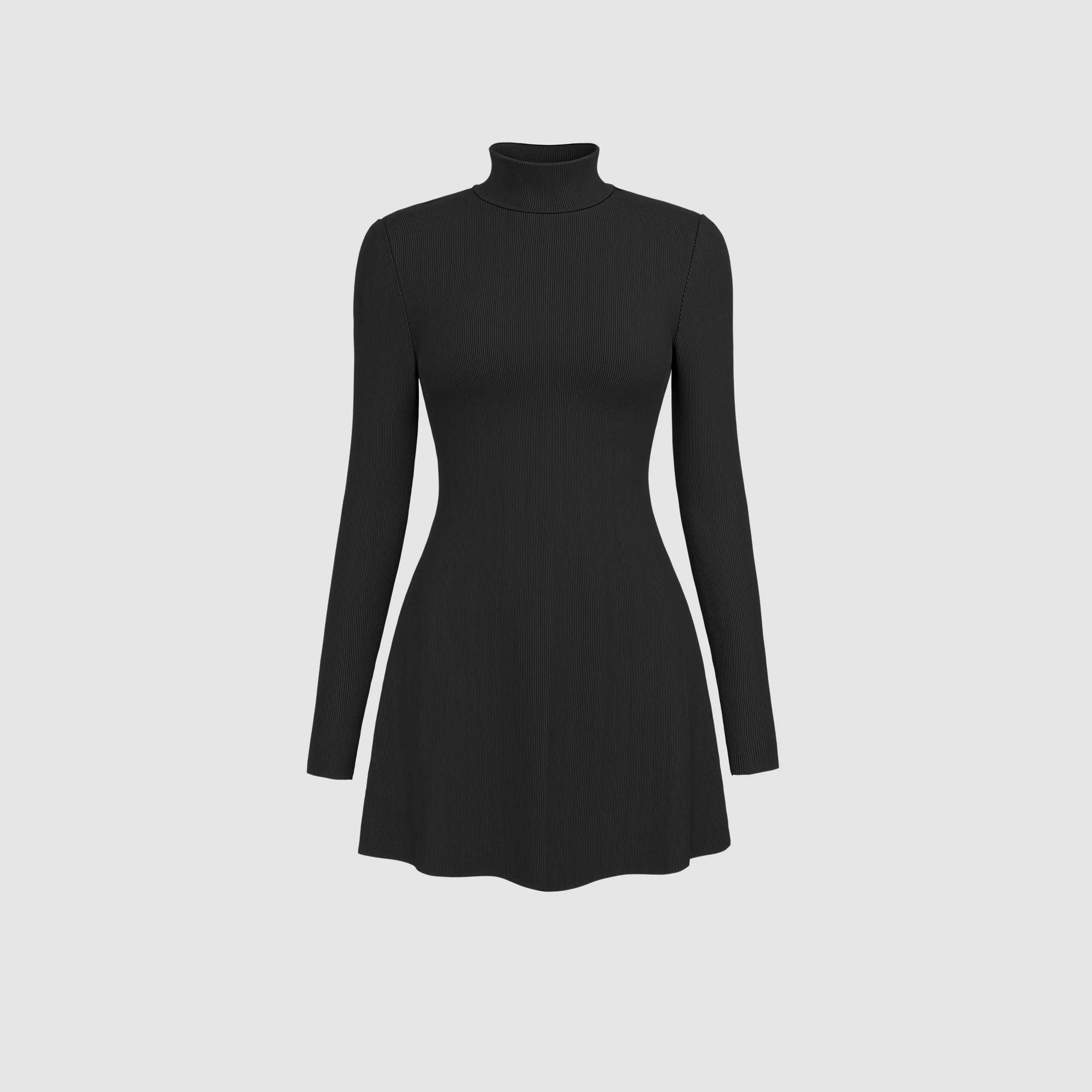 Cider [1 colors, Size 0-10] High Neck Solid Mini Dress SummerFinds