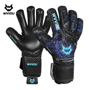 WVVOU Guardian 2.0 Adult and Youth Goalkeeper Gloves, Removable Finger Protection, High Performance, 4mm Adhesive Latex Palm, Football Equipment,Breathable Football Gloves
