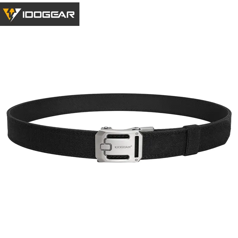 IDOGEAR Men's Ratchet Belt Ajustable Quick-Release Reinforce Buckle Belt For Worker Business Hiking Casual Style Sport Belt 3447