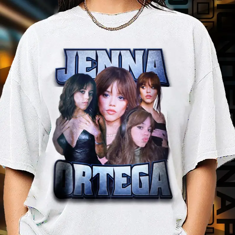 Limited Edition Jenna Ortega T-shirt, Exclusive Fan Merch for Women and Men, Valentine's Day Gift