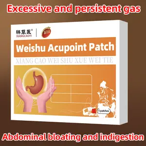 Moxibustion Stomach Patch, Gastrointestinal Patch. For stomach pain, bloating, stomach cold, heartburn, acid reflux, hiccups, weak spleen and stomach, and flatulence.