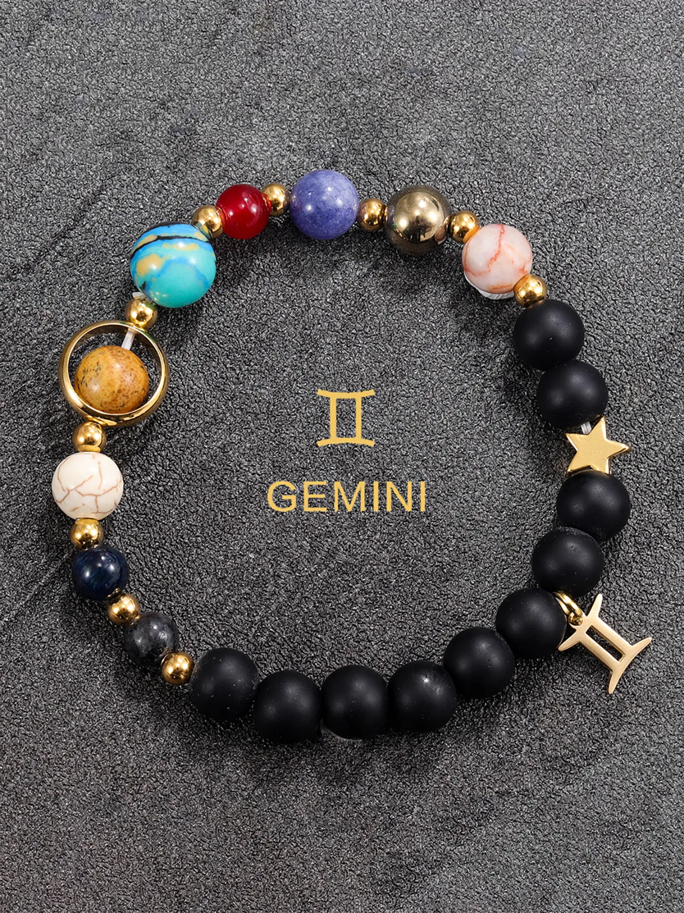 Zodiac Beaded High Quality Crystal Bracelet for Men & Women, Exquisite Trendy Beaded Bracelets, Fashion Jewelry Gift Idea, Trendy Versatile Accessory, Perfect Birthday Present