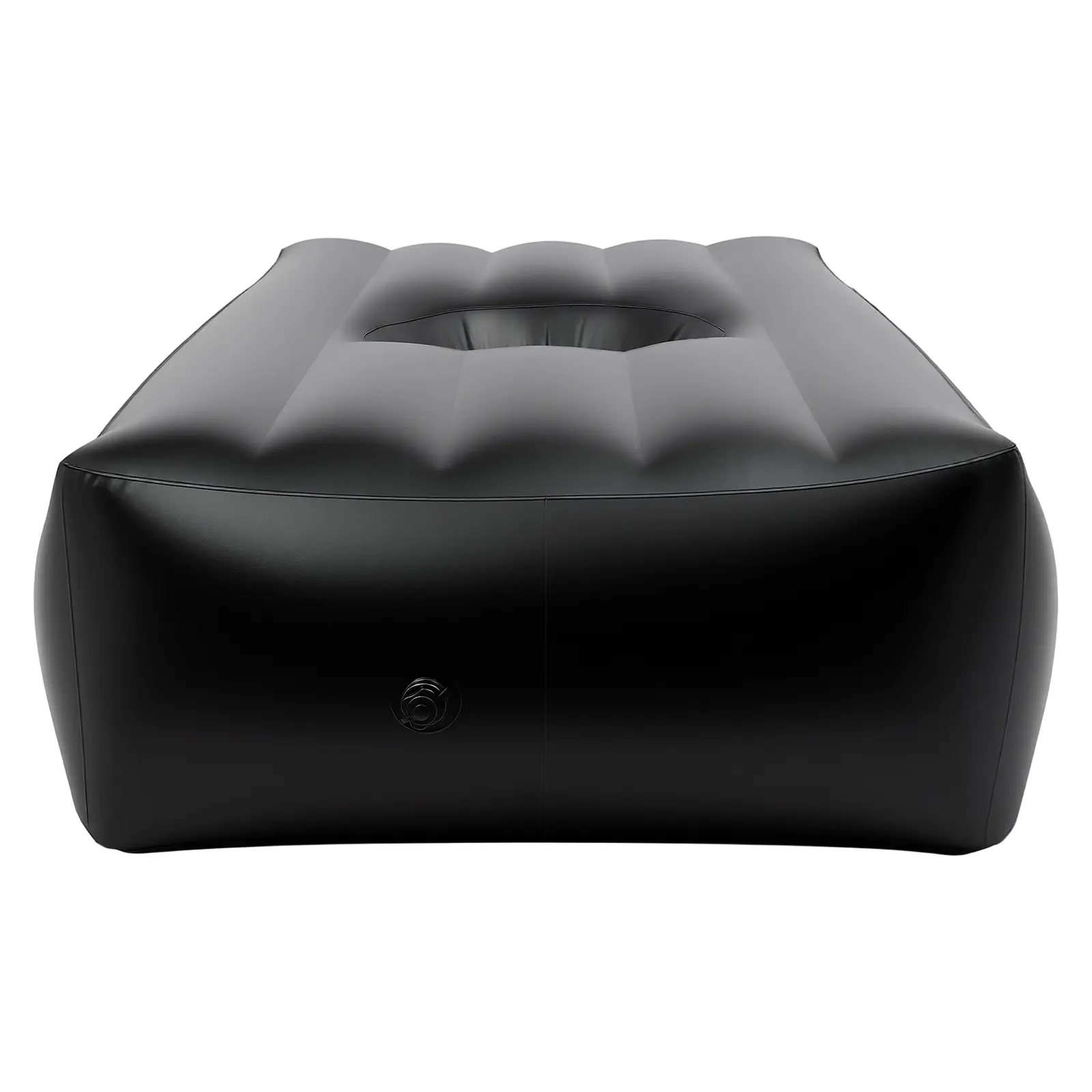 Inflatable Air Mattress with US Plug Pump - 72" Adult Size (72x40x17in, 0.35mm Durable PVC), 300lb Capacity, Foldable for Compact Storage, Beach Trips Use, Recovery Bed Support for Reading, Indoor/Outdoor Guest Bed