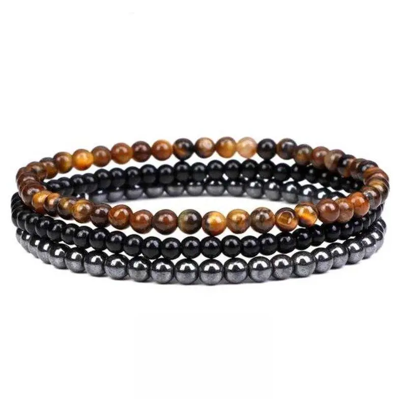 Protection from Negative Energies & EMF Bracelet Pack, Protection bracelet, EMF protection, healing crystals, Tiger Eye, Black Onyx, Hematite, grounding bracelet, negative energy protection, spiritual safety, handmade jewelry