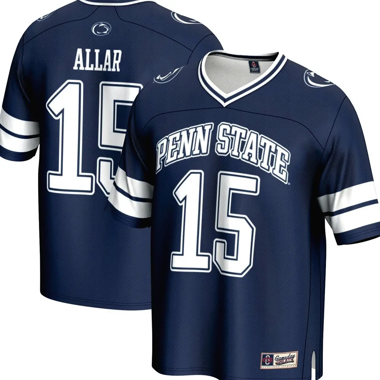 Drew Allar Penn State Nittany Lions GameDay Greats Unisex NIL Lightweight Football Player Jersey - Navy