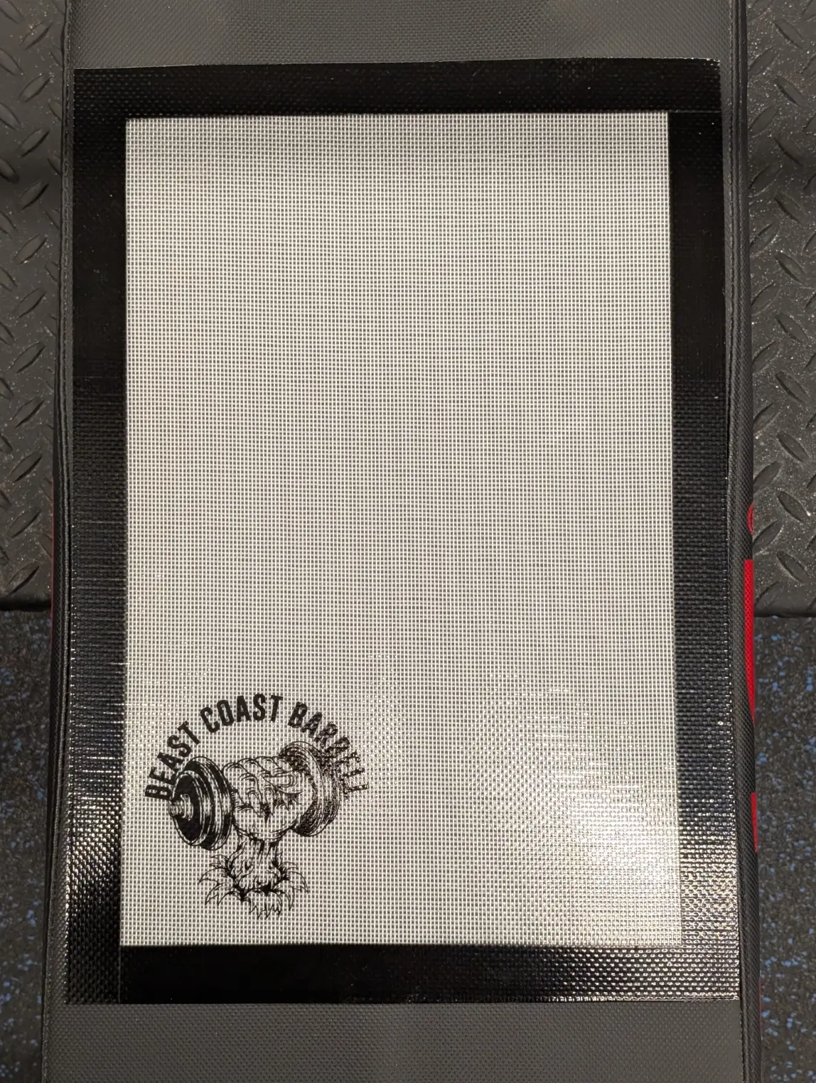 Bench Buddy - Increase your bench press with this sticky mat to keep you from sliding off the bench!