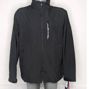 Reebok Fleece Lined Transition Jacket With Zippered Pockets Lightweight Softshell