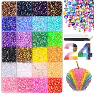 DIY Diamond Bedazzling Glitter Kit with 3mm Mixed Resin Rhinestones – Includes Complete Craft Tool Set, Bling Gem Kit for Nail Techs, Teens & DIY Lovers, Perfect for Decorating Clothes, Sneakers & Festival Outfits, Fun Birthday or Easter Gift Acrylic Nail