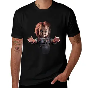Unique Chucky Graphic Mens T Shirts Cotton Short Sleeve T-Shirt Crew Neck Tees Casual Shirt