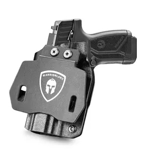 WARRIORLAND OWB Kydex Paddle Holster for Ruger Max-9,Fits 1.5"-1.75" Belt, Optics Cut & Adj. Cant,Right Hand Draw