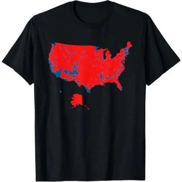 Accurate Map of 2024 Election Results T-Shirt