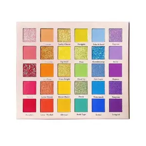 Vibrant Color Makeup Eyeshadow Palette, Affordable Eye shadow Palettes,Highly Pigmented Waterproof Eyeshadow,Duochrome Palette Cosmetic