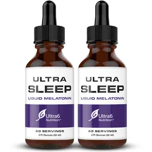 Melatonin Drops with Valerian Root, 5-HTP & Passion Flower – Liquid Sleep Aid for Adults – Relaxation & Restful Sleep