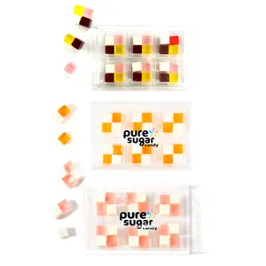 CANDY CUBES 3-PACK BUNDLE - Creamsicle, Banana Split, Strawberries and Cream - 3 packs with 24 candy cubes each