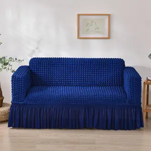 Solid Color Sofa Cover, Non-slip Sofa Slipcover, Elastic Sofa Slipcover, Breathable Sofa Protector, Furniture Protector for Home Living Room Bedroom Office