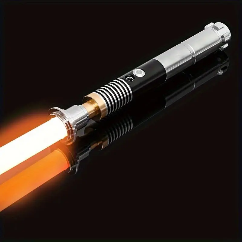 Sports & Outdoor Dueling Lightsaber with Metal Handle, High Quality RGB FX Light, 6 Sets of Light Effects, Sound FX, 1200mAh Rechargeable Battery, Durable Cosplay Gift for Collectors, Unique Sound Effects, Battery-Powered, Enhance Your Experience, 6 Modes