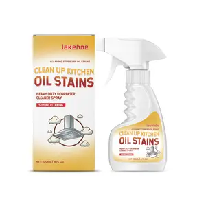 120ml / 4 fl.oz Jakehoe Heavy Duty Kitchen Degreaser – Works on Stove, Range Hood & Cookware – Grease Stain Remover Spray120ml / 4 fl.oz