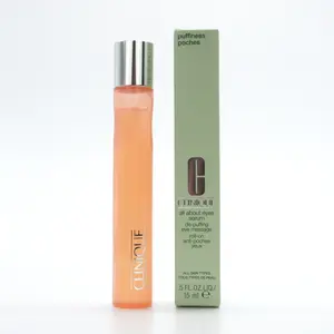 Clinique All About Eyes Serum Eye Massage Roll-On 15ml Hydrating & Soothing Green Tea Hyaluronic Acid Moisturizer for Bright Refreshed Eyes