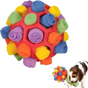 The Easiest Way to Tire Out Your Dog! ✨ Interactive Snuffle Ball & Interactive Chew Dog Puzzle Toy, Interactive Indoor Training Ball | Treat Dispensing Slow Feeder for Enrichment & Boredom Relief