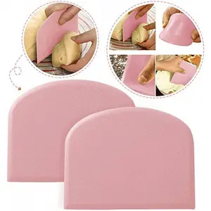 5 PCS Dough Bowl Scraper Silicon Pastry Scrapers Home Kitchen Food Grade PE Backing Dough Blenders Hard Cutter for Cooking Bread Cake Mixing Pastry Dough Scrapers