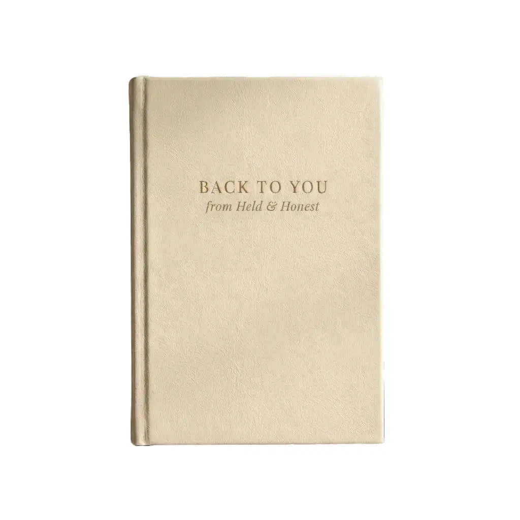 Minimalist Guided Journal - Back To You, Clean & Easy-To-Use Office Notebook with Easy-To-Use Layout for Daily Mindfulness, Daily Planning, Gain Clarity