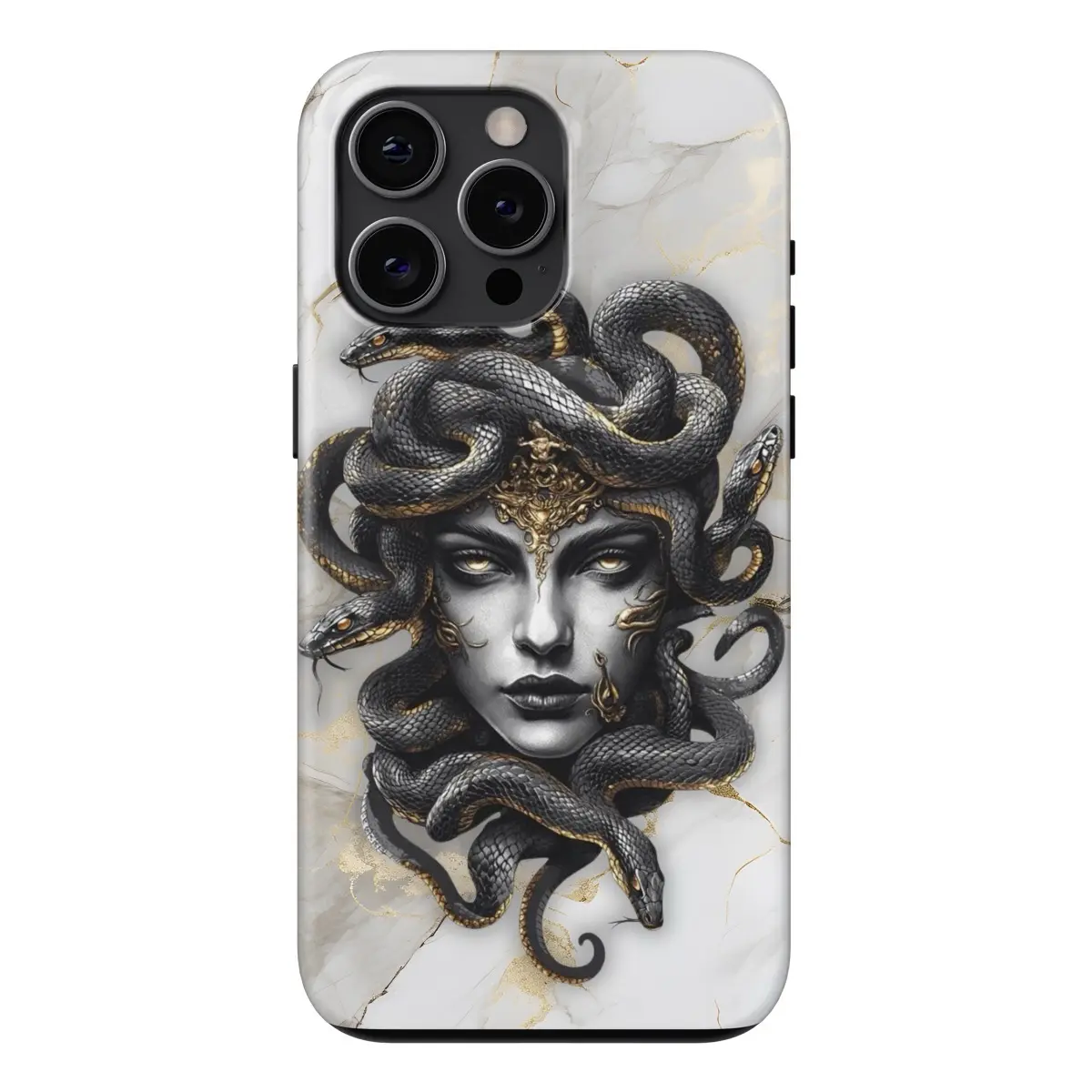 Medusa Phone Case, Medusa iPhone Case, Marble Phone Case