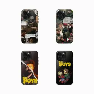 The Boys Vought International Custom Fan Merch Art Cellphone Cover - Edgy Action Aesthetic Polycarbonate-Rubber Shockproof Protection Accessory for iPhone 17 Pro Max,16,15,14,13,12,11