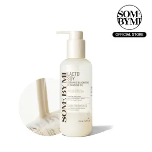 [SOME BY MI] Lacto Soy Sebum & Blackhead Cleansing Oil Makeup Remover 6.76oz, 200ml - Daily Vegan Makeup-Removing Korean Cosmetic Cleanser