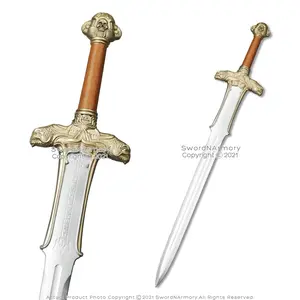FOAM Golden Fantasy Skull Dragon Sword Short Broad Cosplay FOAM Golden Fantasy Skull Dragon Sword Short Broad Cosplay