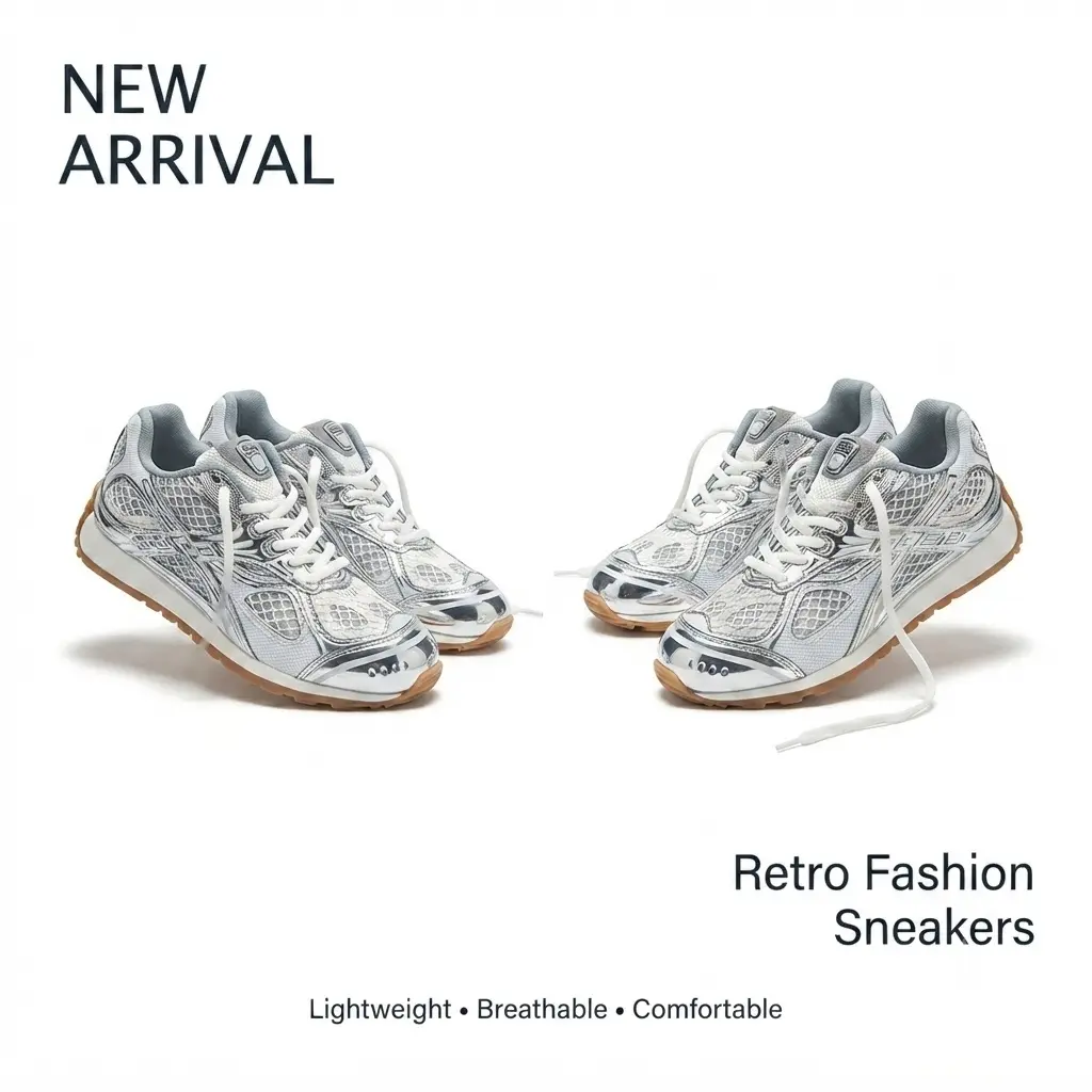 2026 sneakers Unisex Chunky Mesh Running Shoes - Breathable, Lightweight Cushioned, Non-Slip Retro Outdoor Sports Footwear for Walking, Casual Use