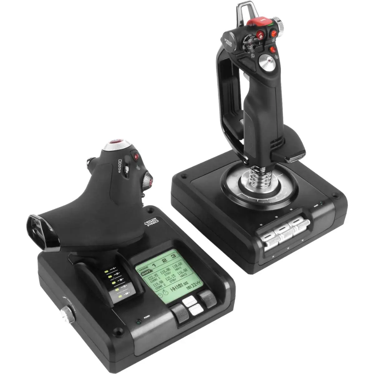 Logitech G Pro Flight X52 Pro Flight System with Professional H.O.T.A.S Throttle and Stick Simulation Controller for PC