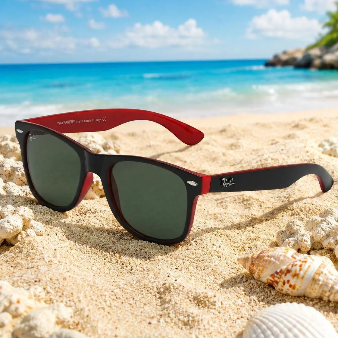 [Full Box] Classic Wayfarer Sport Sunglasses Polarized Lens UV Protection For Men Women Outdoor