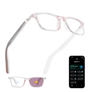 2026 AI Smart Glasses for Men Women - Bluetooth Translation Glasses with 164 Languages, Color-Change Lens, Music & Call, IP65 Waterproof, Free App, Audio Glasses for Meeting Driving Travel, Thin Temples