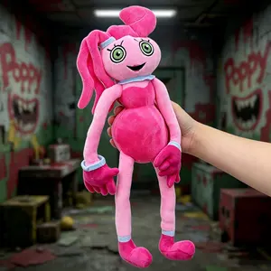 Poppy Playtime Mommy Long Legs Plush Toy, Soft Pink Stuffed Monster Doll, Collectible Gift for Kids & Horror Game Fans