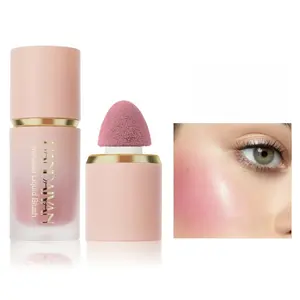 Long Lasting Liquid Blusher, 1 Count Natural Look Blush For Cheeks, Lips, Eyes, Portable Makeup Supplies for Girls Women