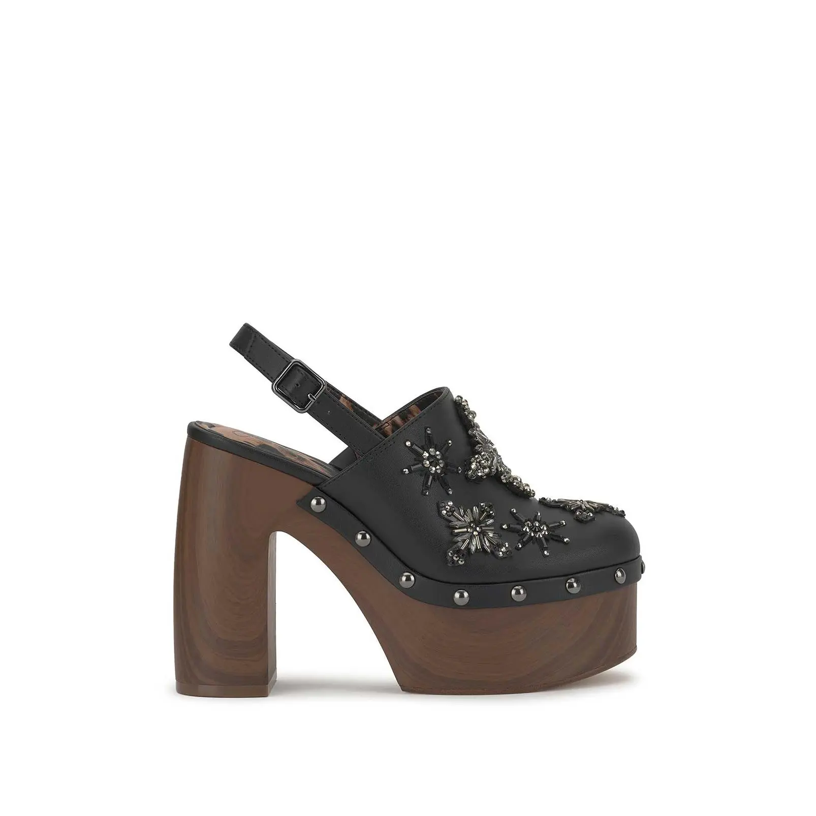 Cazea Platform in Jeweled Black