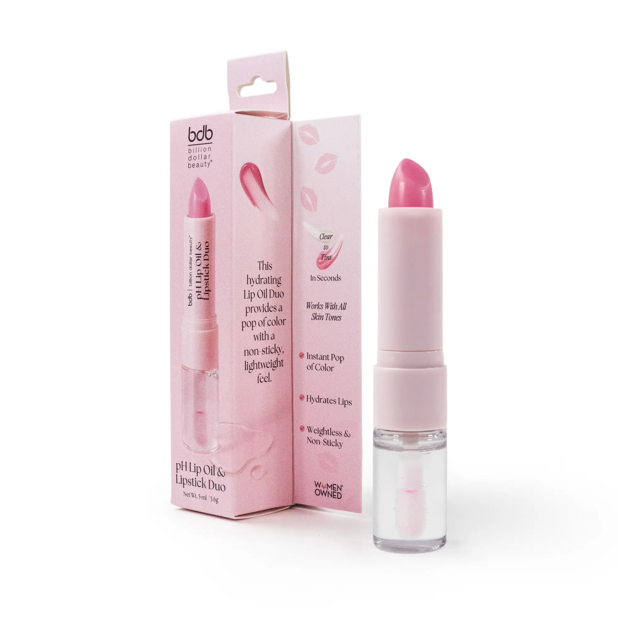 Billion Dollar Beauty - pH Lip Oil & Lipstick Duo