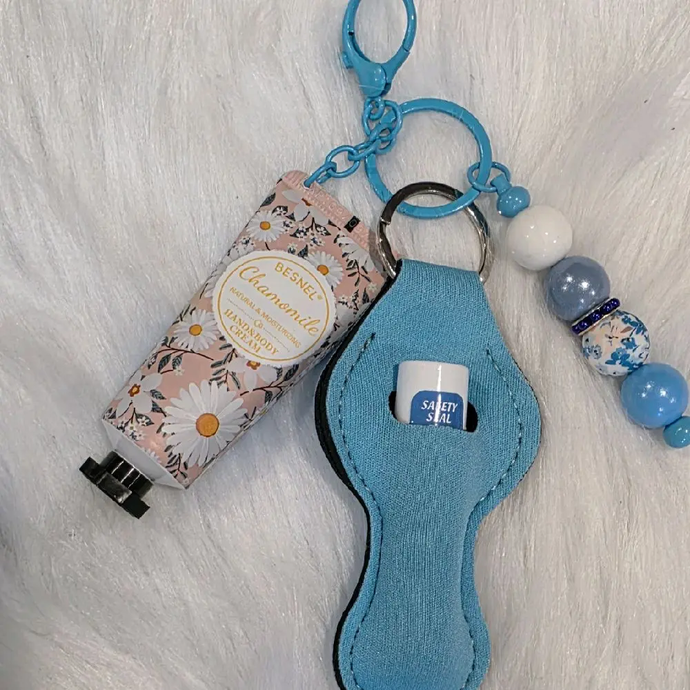 Blue Keychain Set - Includes Lip Balm and Lotion
