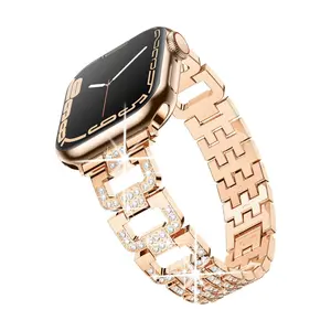 WorryFree Gadgets Apple Watch 41mm Dressy BlingMetal Band