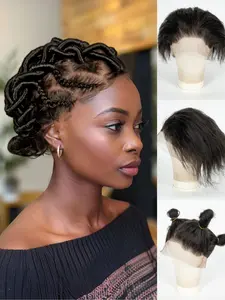 Full Lace Half-Finished Wig Cap, DIY Fashion Headpiece, Multiple Colors Available, Full Lace Braid Hair DIY Half-Finished, Unisex, Synthetic Braids