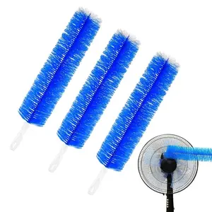Reusable Fan Cleaner Brush (3-Pack) - Flexible Microfiber Duster for Ceiling Fans, Vents, AC & Car Interiors | Multi-Surface Dust Remover