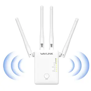 Wavlink AC1200 Dual-Band Wireless Range Extender with 3 External Antennas & WPS Button for Enhanced Wi-Fi Coverage 2.4GHz 300Mbps 5GHz 867Mbps Wifi Signal Booster